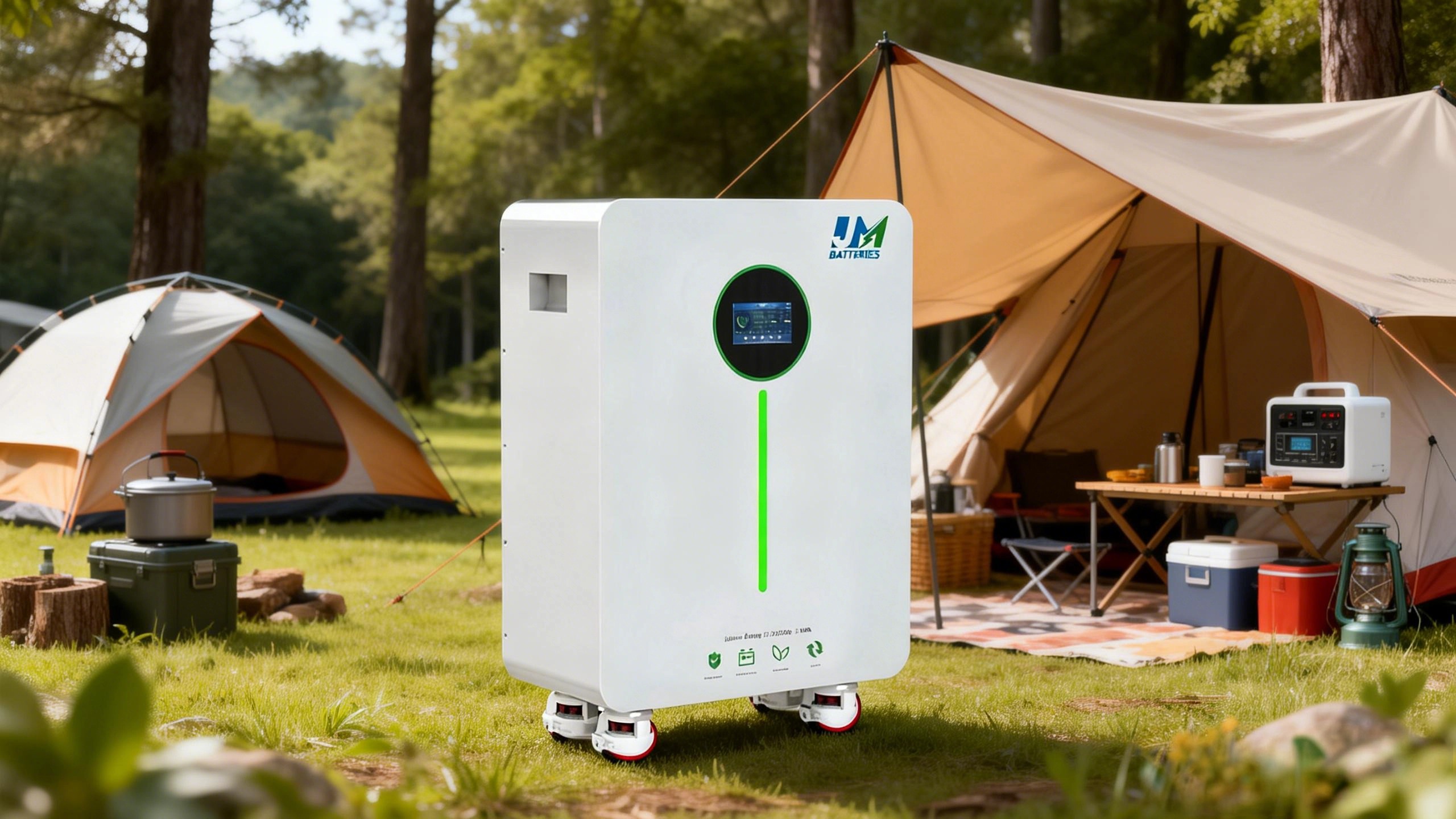 JM 51.2V300Ah 15kWh LiFePO4 home solar battery for residential energy storage